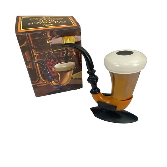 Avon Calabash Pipe 1974 Grandpacore Deep Woods After Shave 3 Fl. Oz In Decorativ - Picture 4 of 8